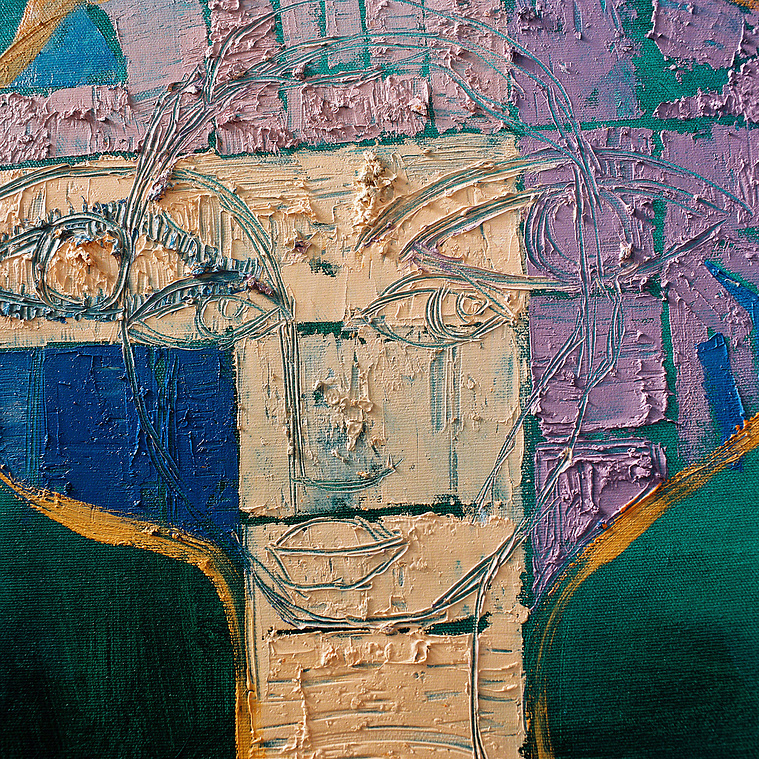 Yanis Angel - Portrait Photography - London - Painting detail | Isaac Emokpae