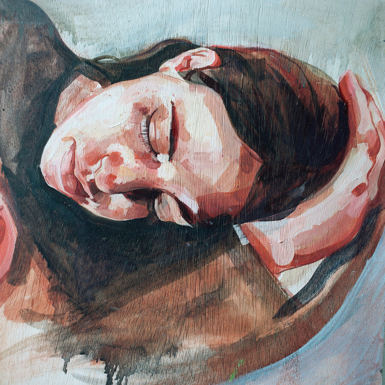 Yanis Angel - Portrait Photography - London - Painting detail | Sophie Glover