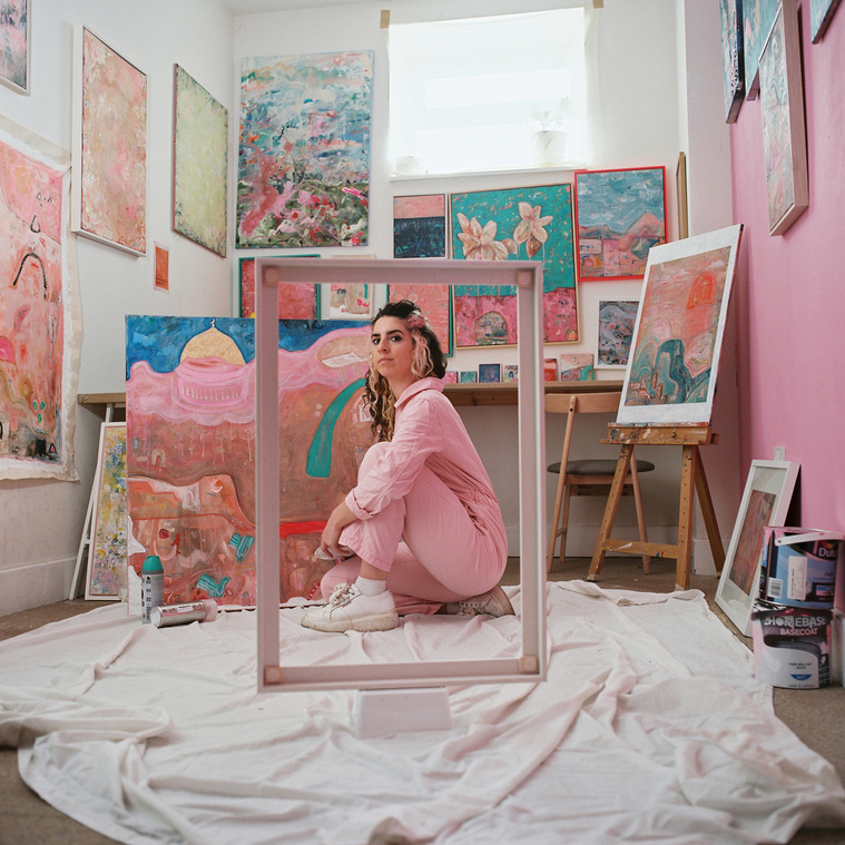 Yanis Angel - Portrait Photography - London - Artist in studio | Shereen Tabet