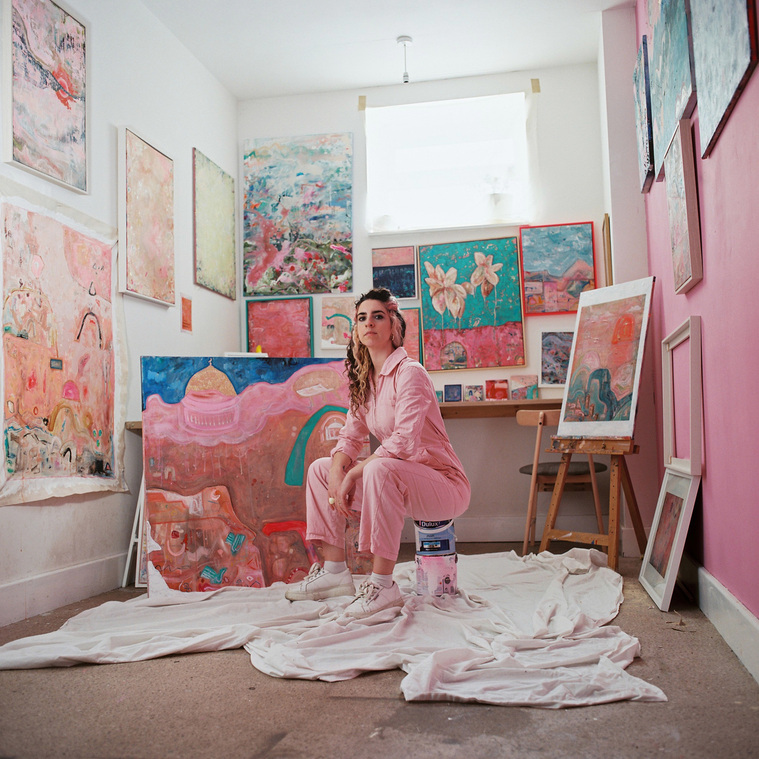 Yanis Angel - Portrait Photography - London - Artist in studio | Shereen Tabet