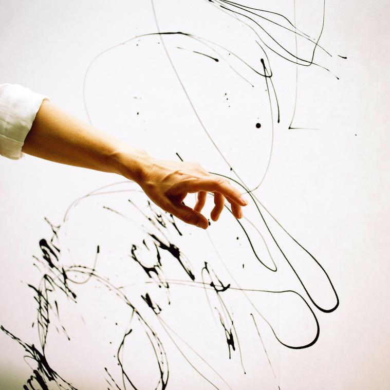 Yanis Angel - Portrait Photography - London - Calligraphy artwork detail | Anika De Souza