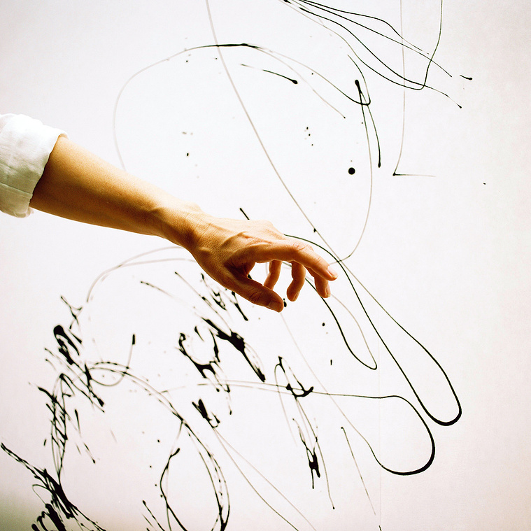 Yanis Angel - Portrait Photography - London - Calligraphy artwork detail | Anika De Souza