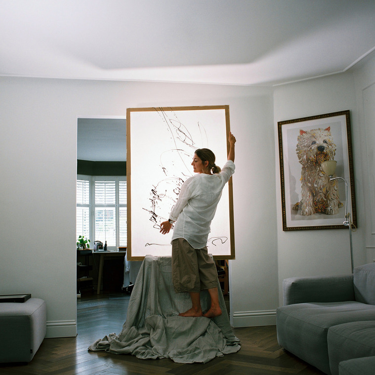Yanis Angel - Portrait Photography - London - Artist in studio | Anika De Souza