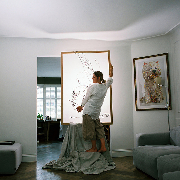 Yanis Angel - Portrait Photography - London - Artist in studio | Anika De Souza