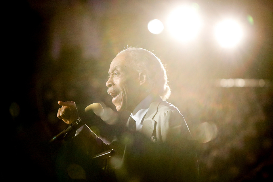 Al Sharpton preaching MLK Day trump inauguration Metropolitan AME Church