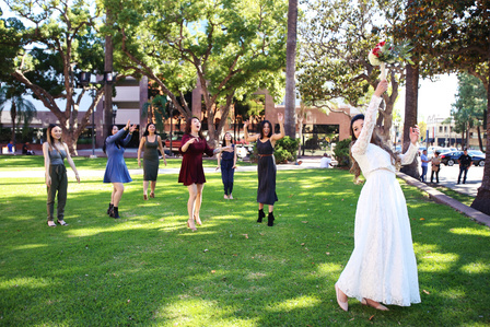 Bouquet toss in park
©Leslie Rodriguez Photography
Wedding and Event Photography
Boise, Idaho
