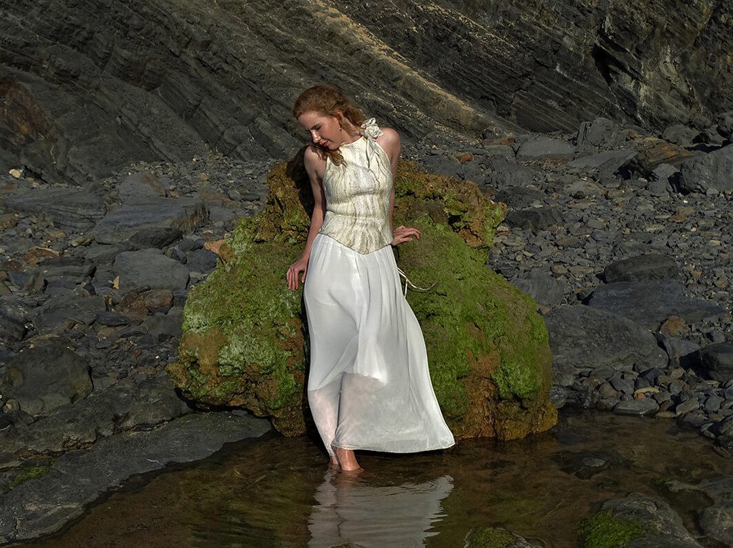 Waistcoat - Gaia Lina Wearable Felt Art