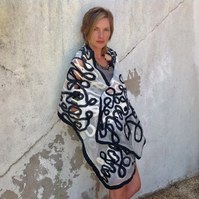 Scarf - Gaia Lina Wearable Felt Art