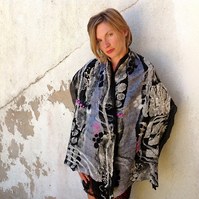 Scarf - Gaia Lina Wearable Felt Art