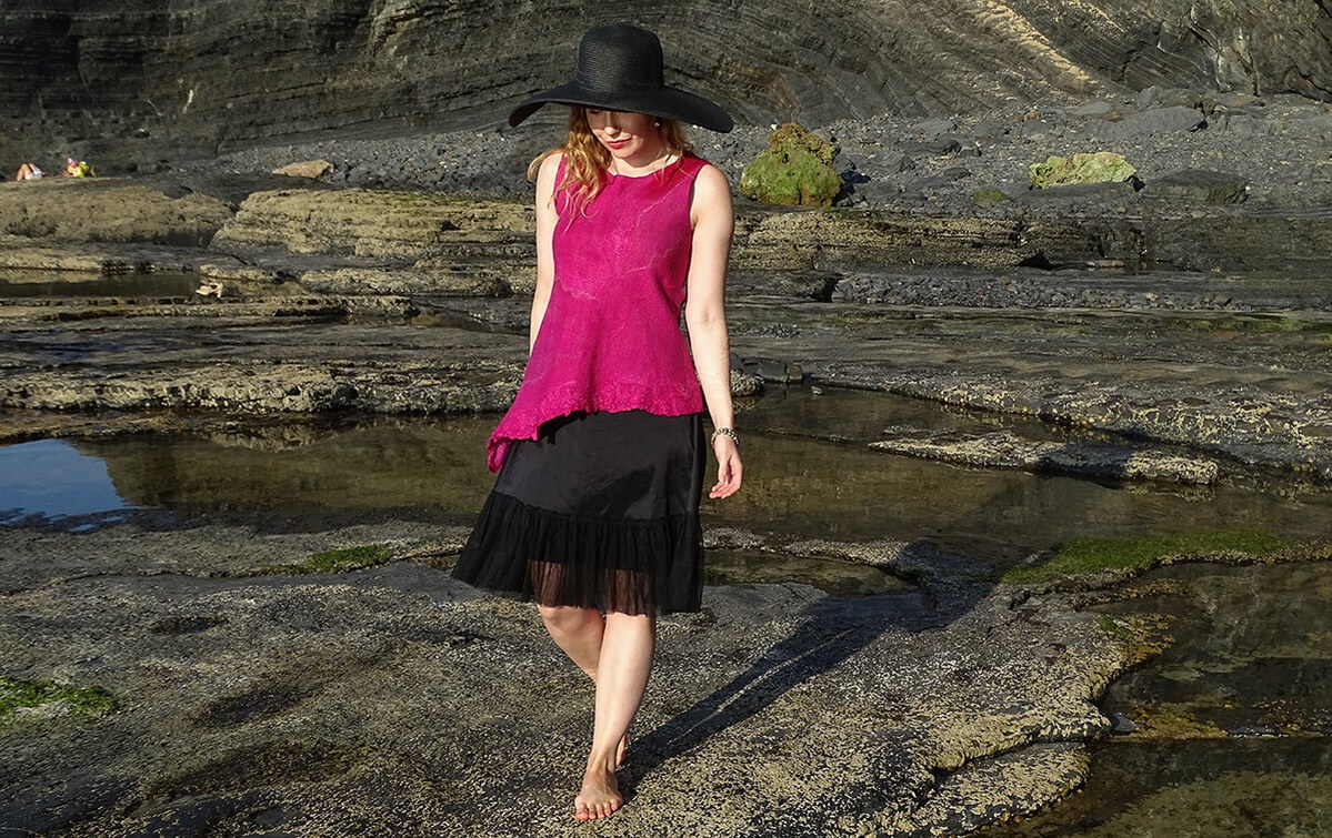 Dress - Gaia Lina Wearable Felt Art