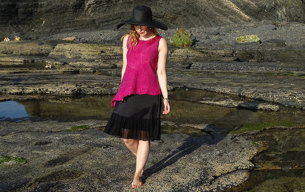 Dress - Gaia Lina Wearable Felt Art