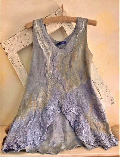 Dress - Gaia Lina Wearable Felt Art