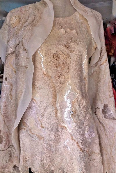 Dress - Gaia Lina Wearable Felt Art