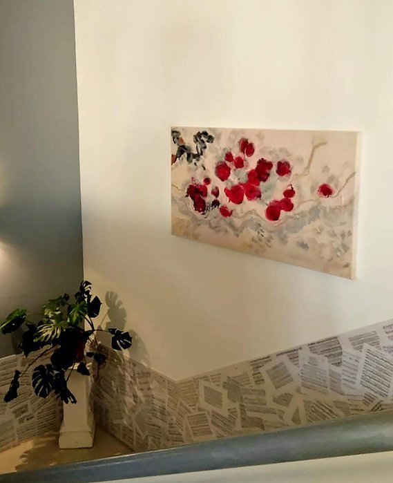 Floating Flowers panel - at School of Music in Portimão, Algarve