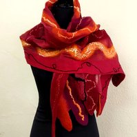 Aurora - Felt Scarf by Gaia Lina