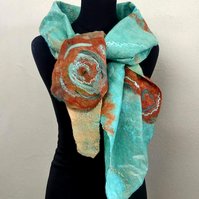 Aztec - Felt Scarf by Gaia Lina