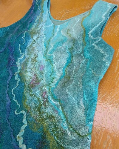 Dress - Gaia Lina Wearable Felt Art