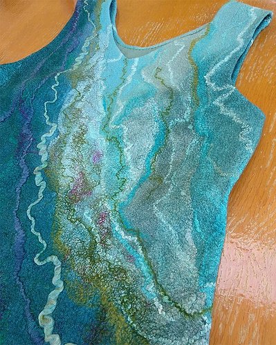 Dress - Gaia Lina Wearable Felt Art
