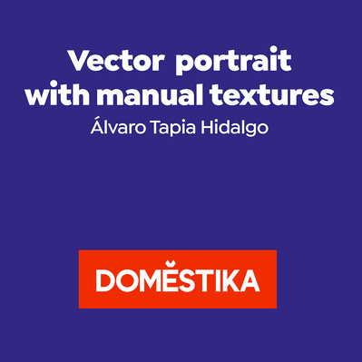 Domestika course Vector portrait with manual textures