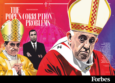 Forbes, Illustration, Pope