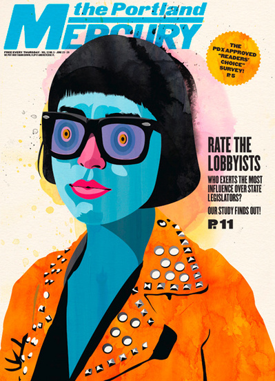 Portland Mercury , cover illustration