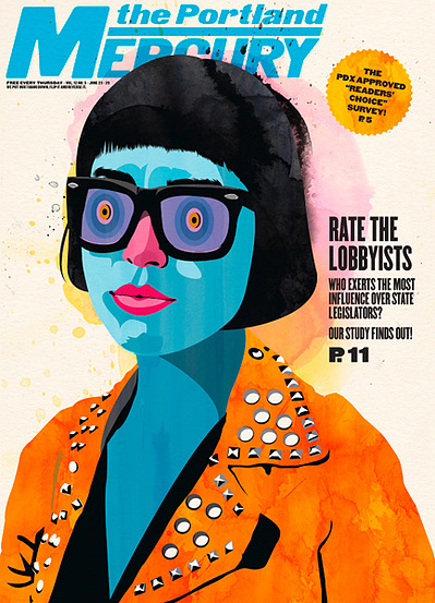 Portland Mercury , cover illustration