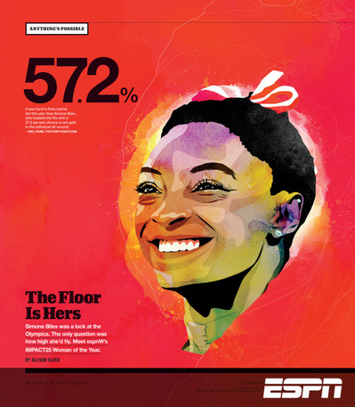 ESPN magazine, illustrations