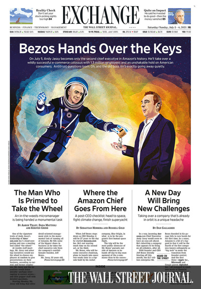The Wall Street Journal, Illustration, Jeff Bezos
