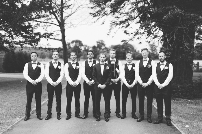 Northbrook Park Surrey Wedding Photography Groomsmen