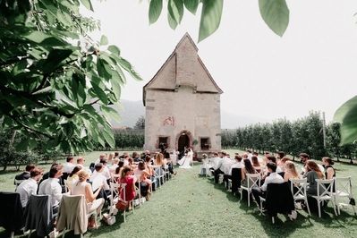 Freie Trauung in Lana in Suedtirol.
Hochzeitsfotograf in Tirol
