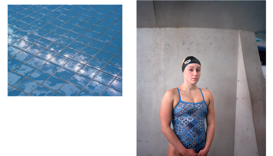 swimmer, athlete, olympics, joebriggsprice, joe Briggs-Price, Briggs-Price, why do we fall?, art, fine art photography, portrait, man, male athlete, gold medal, film, mamiya 67, kodak, leader, leadership, dedication, values,