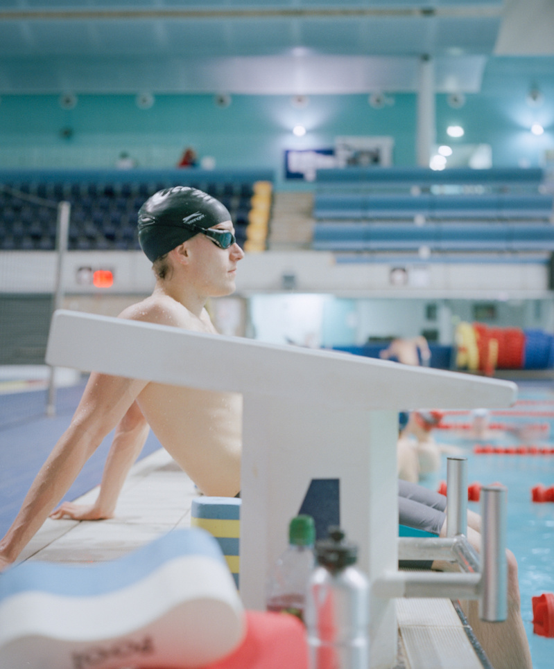 swimmer, athlete, olympics, joebriggsprice, joe Briggs-Price, Briggs-Price, why do we fall?, art, fine art photography, portrait, man, male athlete, gold medal, film, mamiya 67, kodak, leader, leadership, dedication, values,