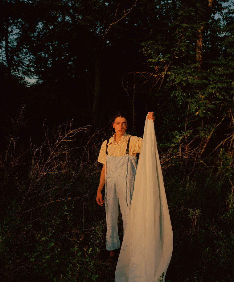image: Adele Trefry wearing: Max Condon