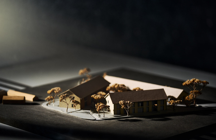 PHOTOGRAPHS OF ARCHITECTURAL MODELS FROM THE KIRCHBERGER & WIEGNER ROHDE FIRM