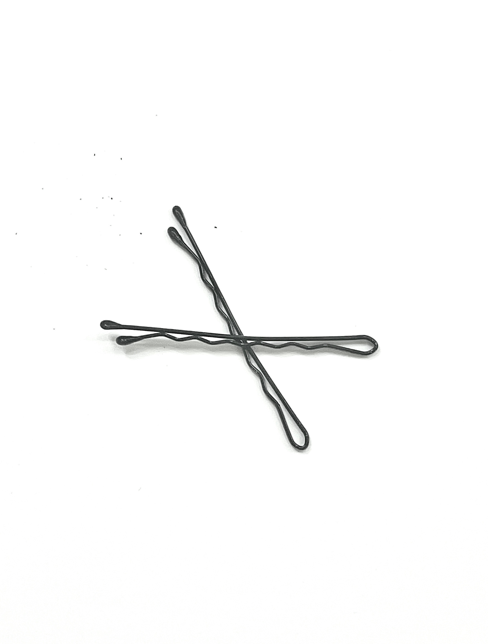 Criss-cross bobby pins for wedding updos