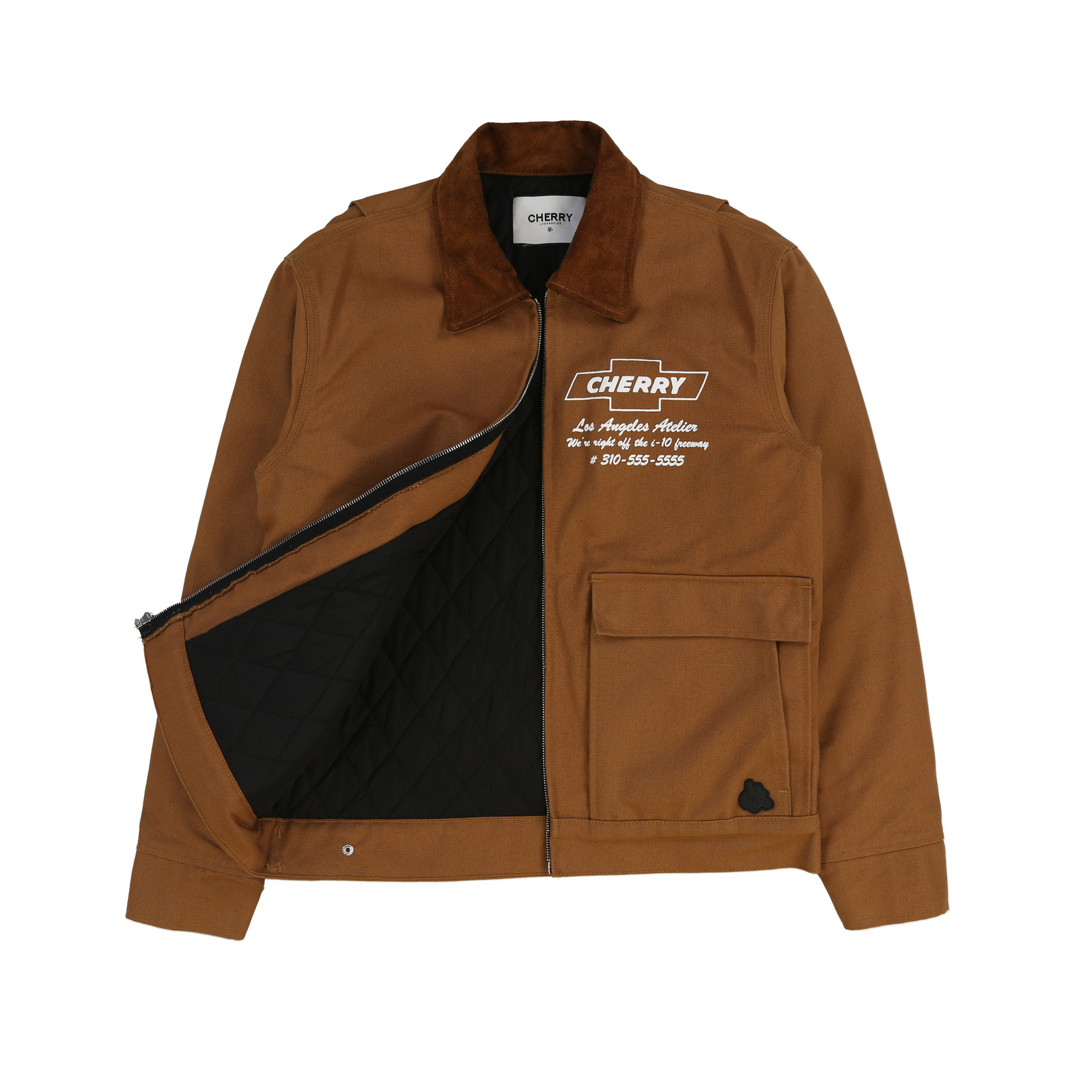 Cherry Los Angeles brown canvas jacket