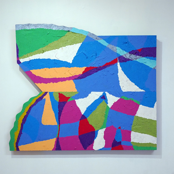 Sean Anoma
Tropicana, 2021
1110 x 945mm
Acrylic on recycled wood
NFS