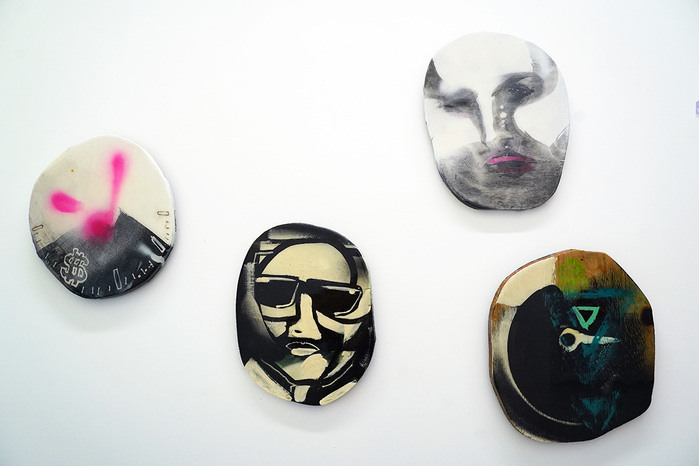 Ares Artifex
Various sizes around 230 x 280mm
Acrylic, spray paint, resin on plywood
$150 each