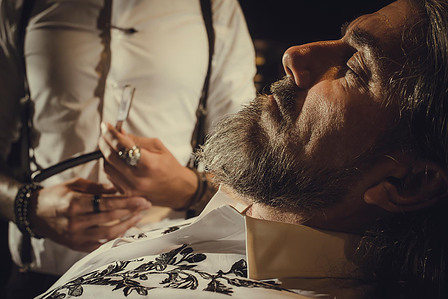 Barber Fashion Editorial Photos