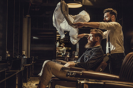 Barber Fashion Editorial Photos