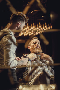 Barber Fashion Editorial Photos