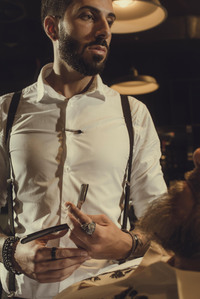 Barber Fashion Editorial Photos