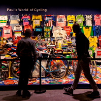Paul Smith's Office display in Florence.