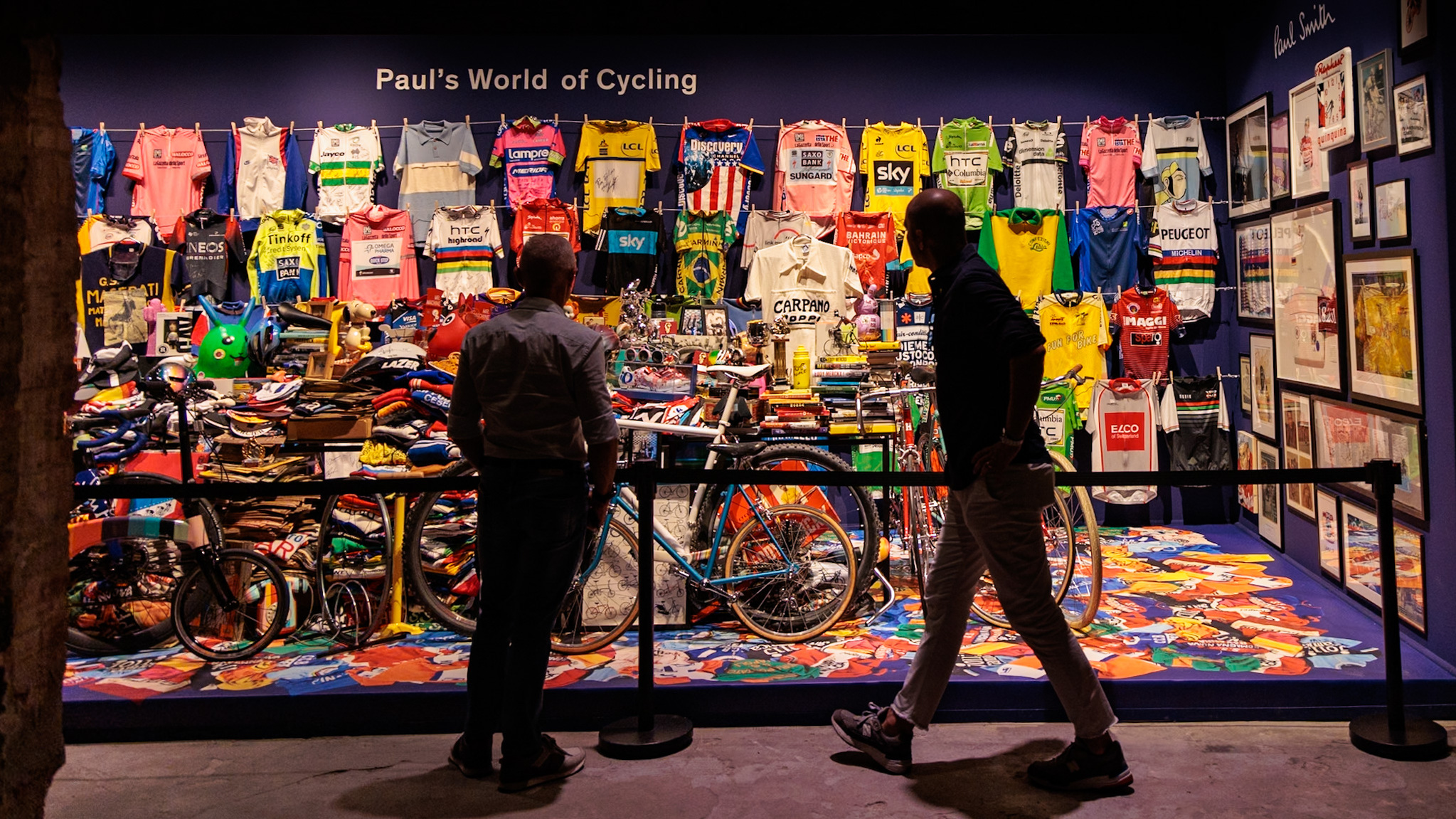 Paul Smith's Office display in Florence.