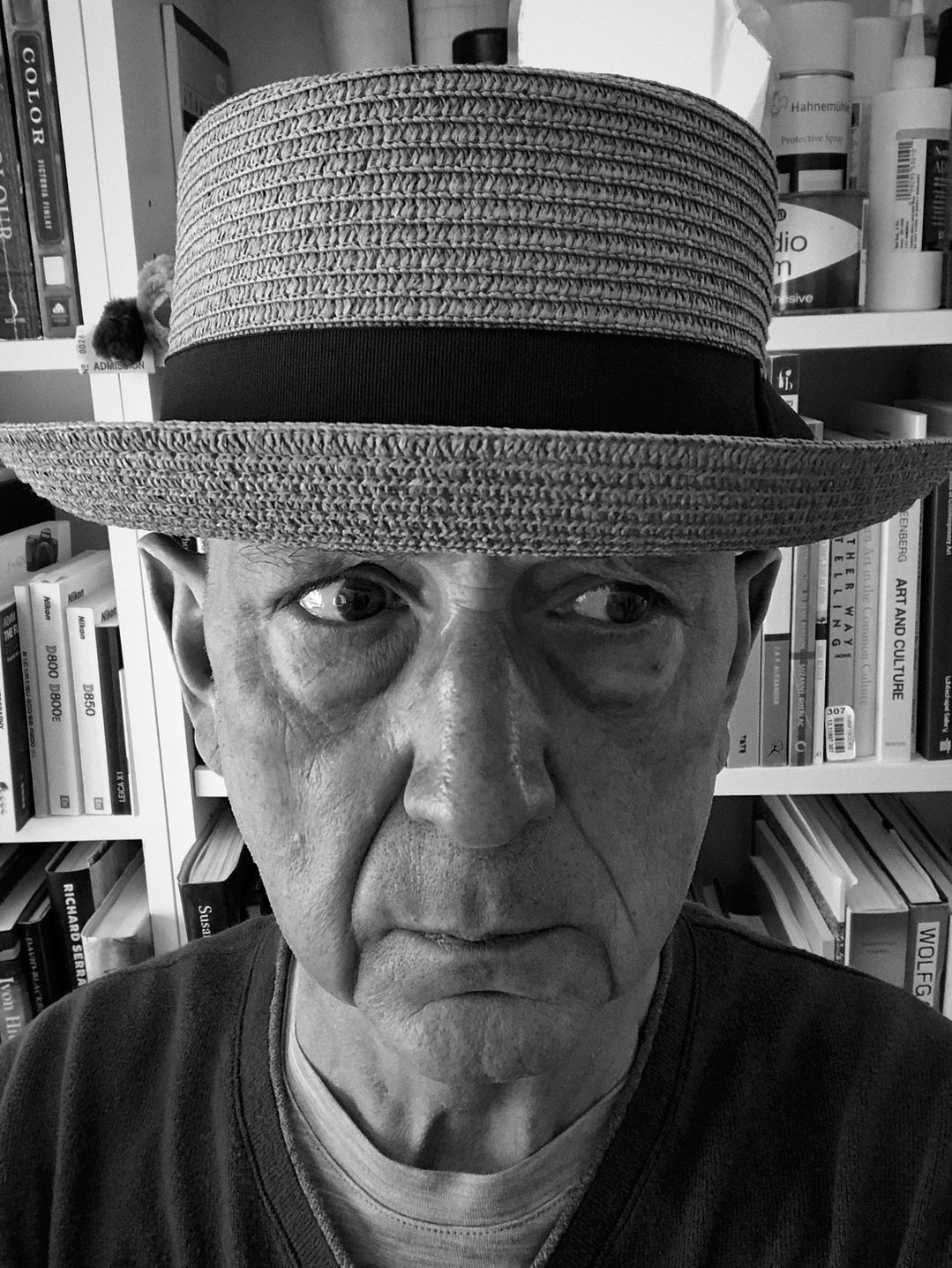 The author sporting a new Pork Pie - very natty. 