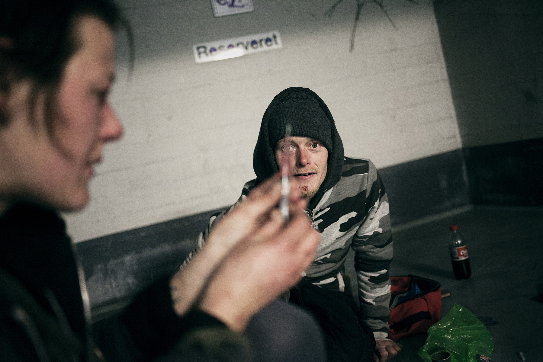 When they shoot up cocaine, they call it 20 seconds of peace. The rush lasts 20 seconds. In total silence they enjoy it. Often hand in hand.