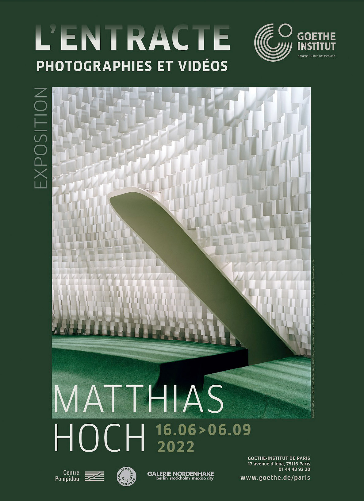 L'Entracte Poster Goethe-Institut 2022