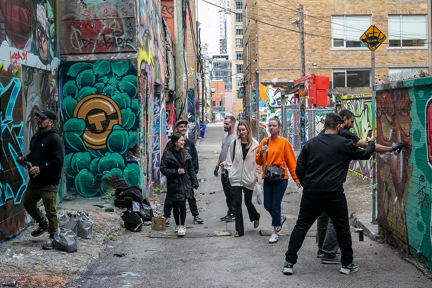Street photographs in Toronto taken in May 2023
