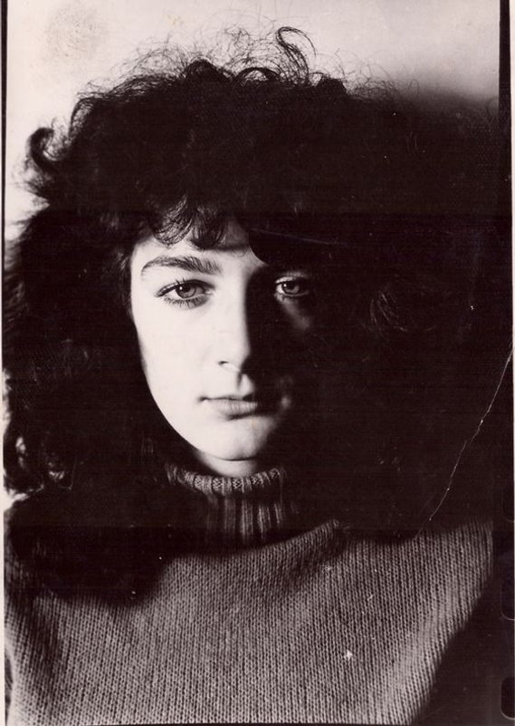 The young artist Danielle Grosbusch when she was visiting the Beaux Arts school