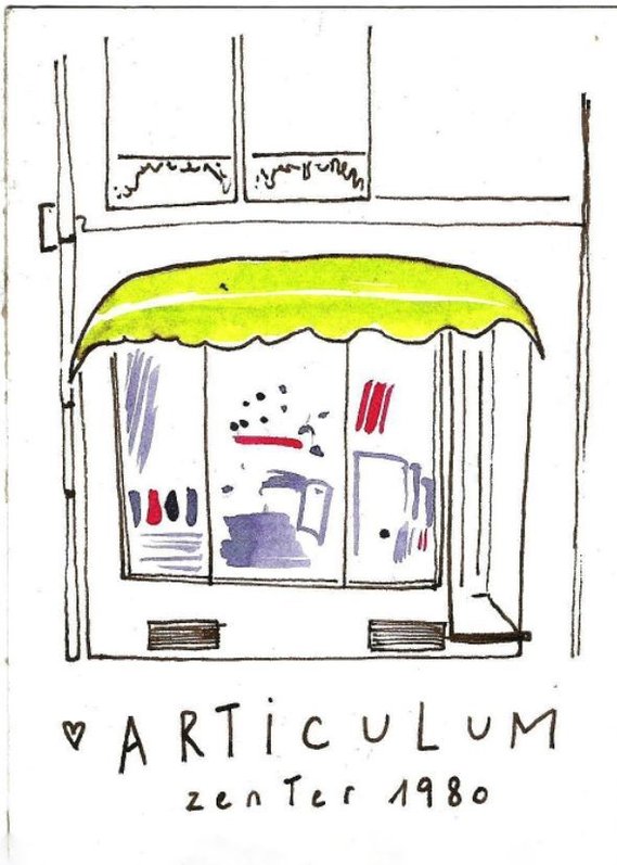 The Articulum in Luxembourg city has been an art shop Danielle was running together with Guy Bintz.